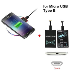 Amazing Wireless Charger Pad + Receiver Samsung HTC