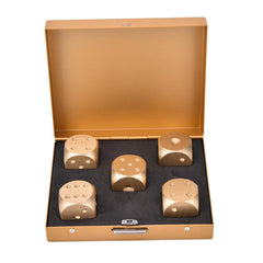 5 in 1 Precision Aluminum Alloy Solid Metal Dice Limited Edition