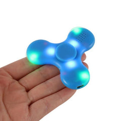 Mini Bluetooth Music Fidget Spinner LED Light Sensory Fidgets Autism