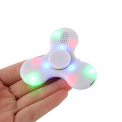 Mini Bluetooth Music Fidget Spinner LED Light Sensory Fidgets Autism