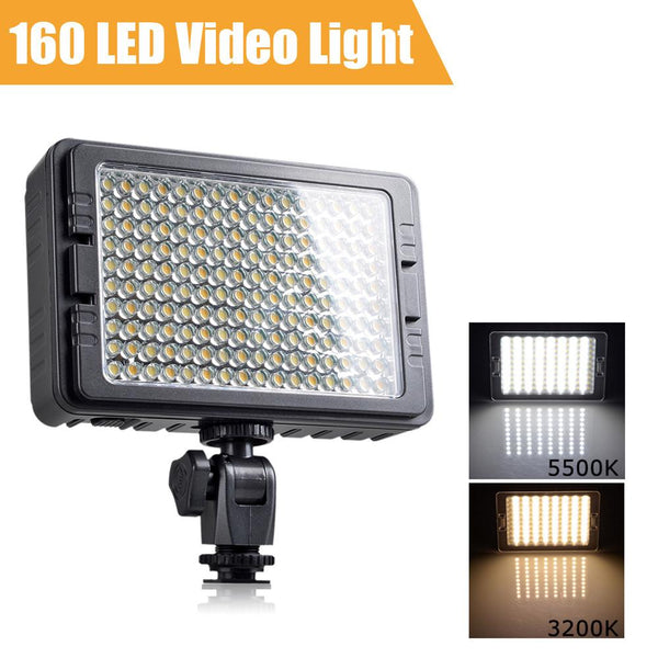 Tolifo 160 LED Video Photography  Camera Light  Bi-color